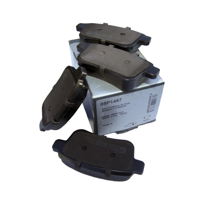 Колодки гальмівні задні Renault Kangoo II 2008- 5SP1487 / 05P1487 LPR (Samko) Італія
