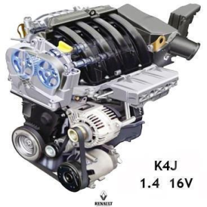 Бензиновий двигун 1.4i 16V (K4J)