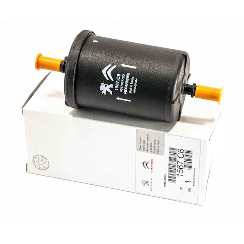 Фільтр паливний Renault Scenic II — 1.4i, 1.6i, 2.0i 16 V (K4J, K4M, F4R) Peugeot-Citroen 1567.C6