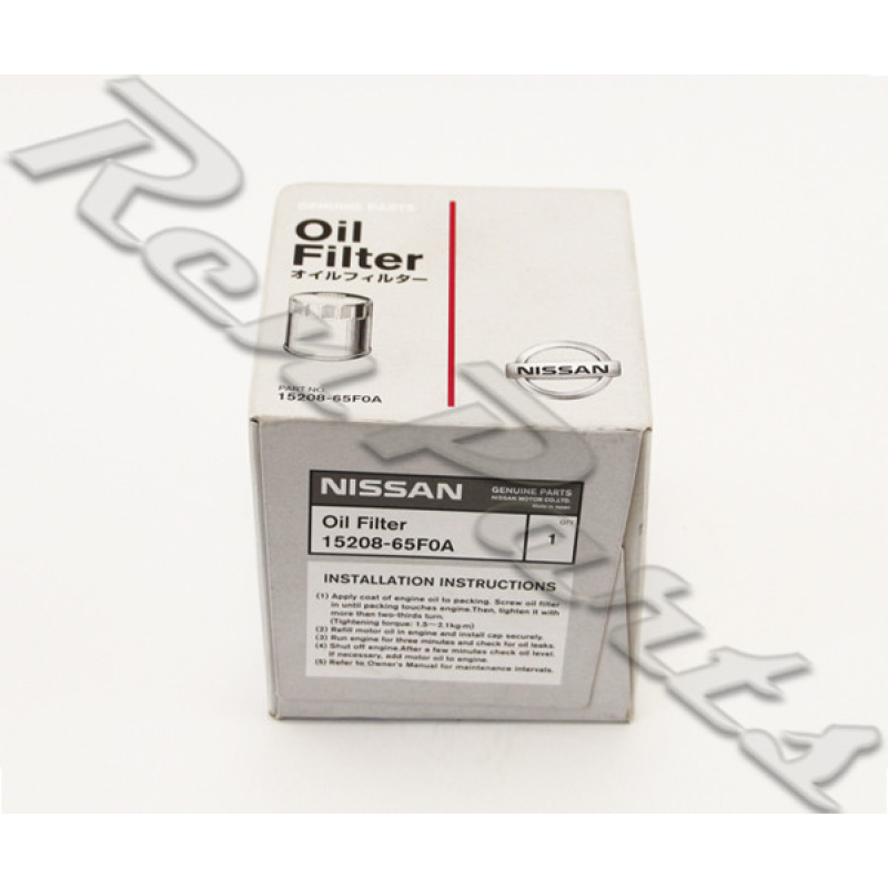 Фільтр оливний Renault Koleos 2.5i (2TR), Nissan Qashqai, X-Trail 2.0i, 2.5i — Оригінал Nissan 15208-65F0A