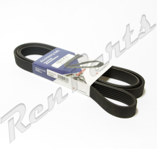 Ремінь генератора (кондиціонера) 6PK1820 Renault Duster 1.6i (K4M). Виробник Hutchinson — Франції