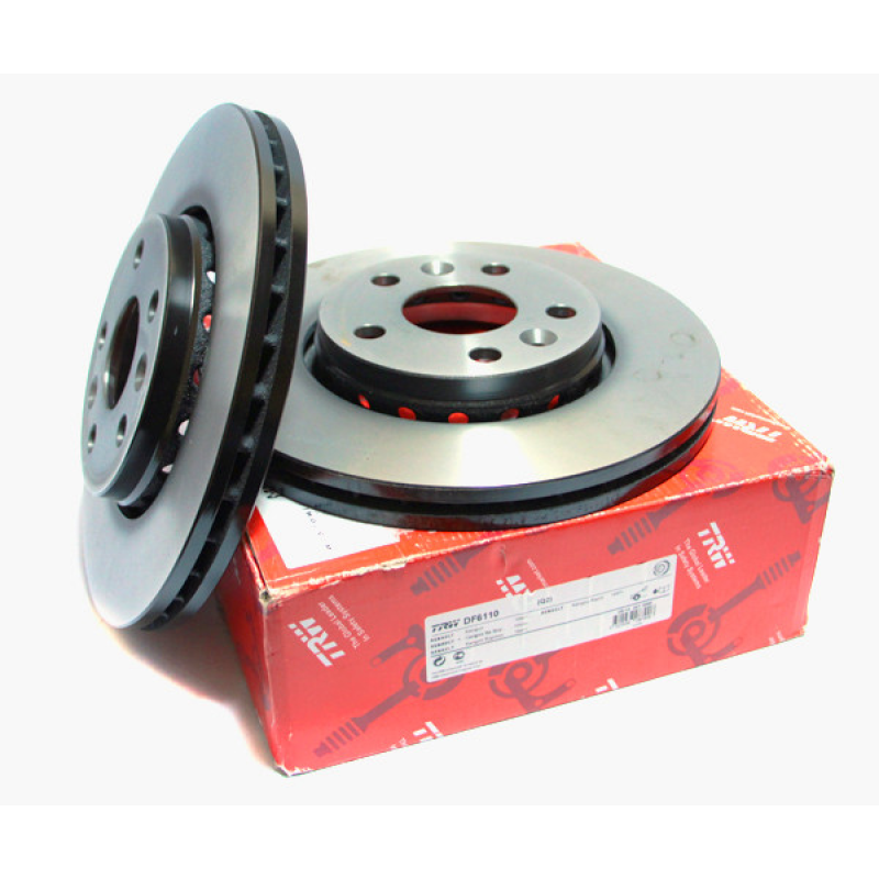 Диск гальмівний (передній) Renault Kangoo II (Рено Кангу 2). TRW Німеччина — DF6110