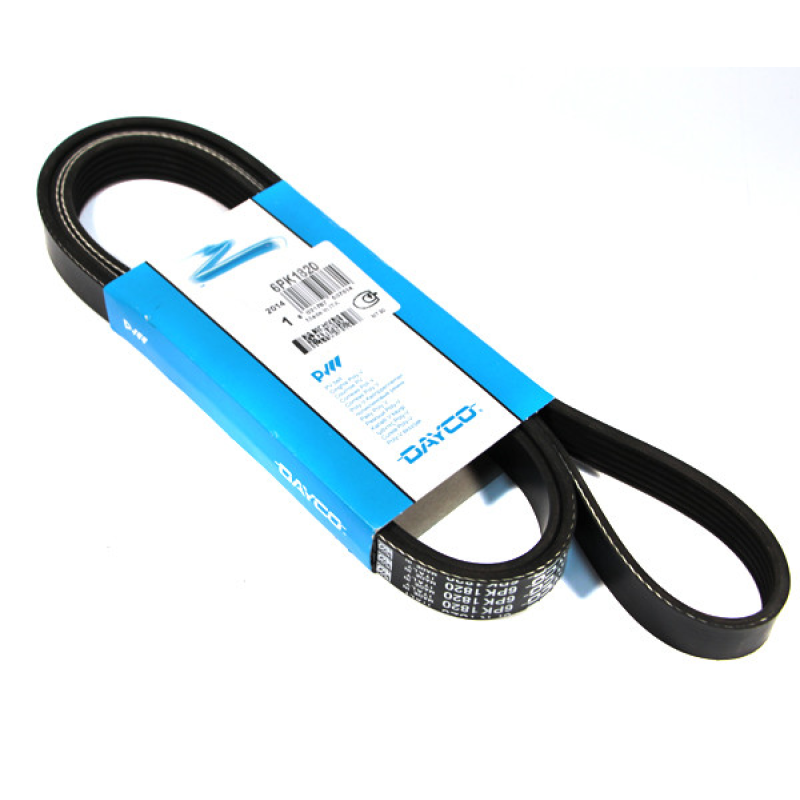 Ремінь генератора (кондиціонера) Renault Duster 1.6i (K4M). Виробник Dayco Італія -6PK1820