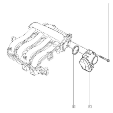 Прокладка дросельної заслінки Renault Megane III / Fluence 1.6i 16V K4M. Оригінал 8200236731