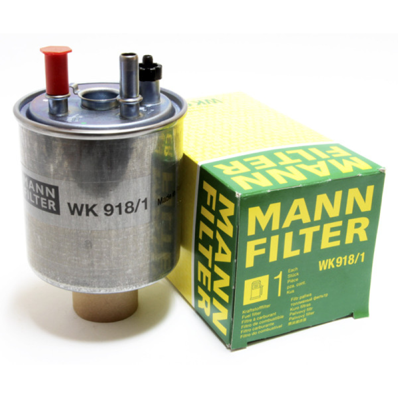 Фільтр паливний Renault Kangoo II — 1.5 Dci (K9K) (до 12.10.2009). MANN Німеччина — WK918/1