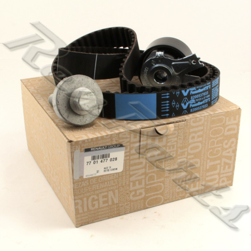 Комплект ременя ГРМ Renault Scenic II (Рено Сценік 2) — 1.5 Dci (K9K). Оригінал Renault - 7701477028