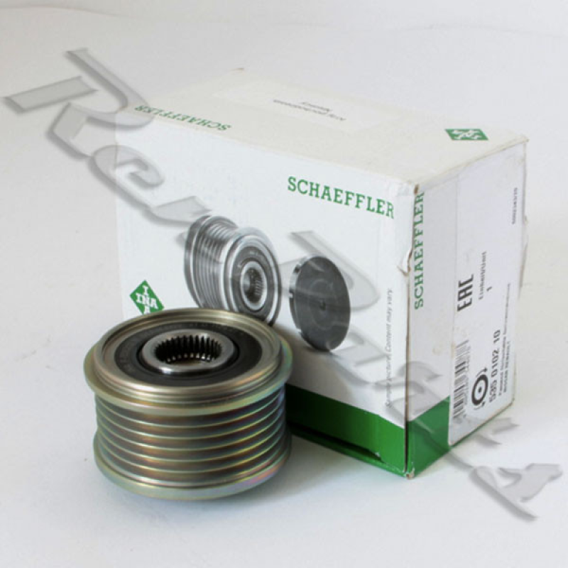 Шків генератора (6-точковий) Renault Megane III / Fluence — 1.5 Dci (K9K) — INA F-550213.11 Німеччина