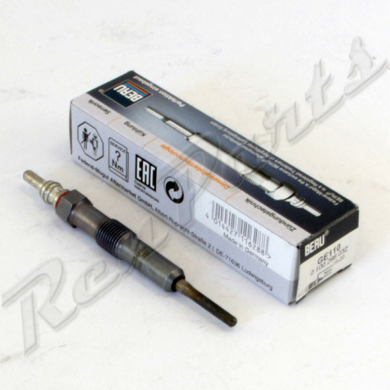 Свічка розжарювання 4.4 V Dacia, Renault Dokker (Докер), Lodgy (Лоджі) -1.5 Dci (K9K) GE110 Beru Німеччина