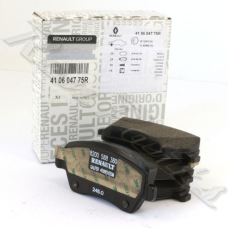 Колодки гальмівні передні Dacia, Renault Duster (Рено Дастер) -1.5dci, 1.6i 410608481R/410604775R Оригінал