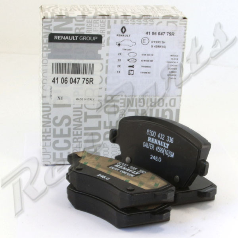 Колодки гальмівні передні Nissan Micra K12 (Нісан Мікра) 410608481R/410604775R Renault