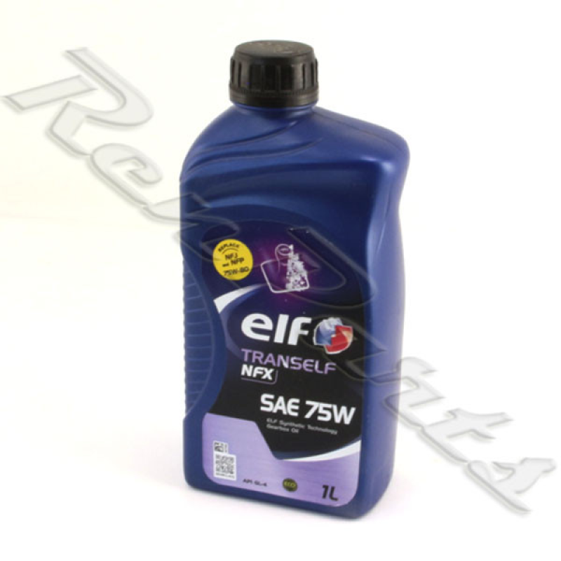 Масло трансмісійне в КПП Tranself NFX SAE 75W синтетика податок NFJ і NFP Elf Франція.