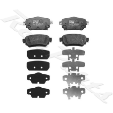 Колодки гальмівні задні Nissan Qashqai J11 GDB3617 TRW Німеччина