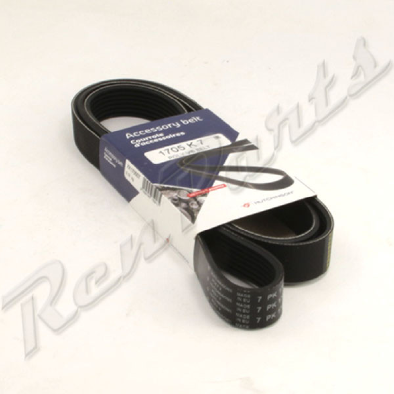 Ремінь генератора 7-ми струмковий Qashqai (Нісан Кашкай) J10 — 2.0 Dci (M9R) — 7pk1705 Hutchinson