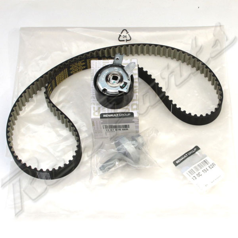 Ремінь грим +ролик (комплект) Renault Kadjar (Рено Каджар) 2018- 1.5Dci (K9K) Оригінал 130C19462R