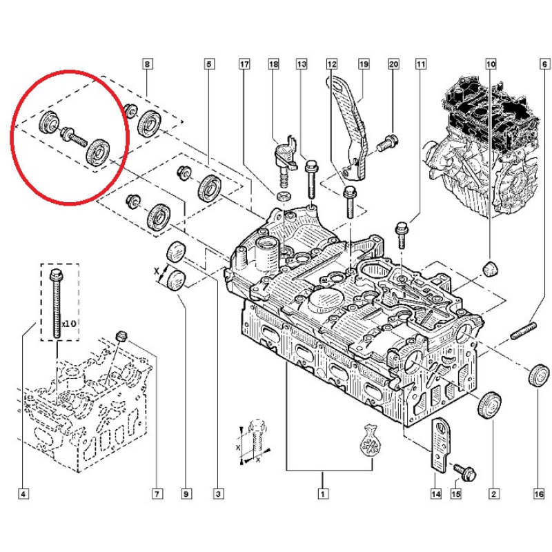 Сальник 34x47x6 впускного розпочила Renault Megane II — 2.0i 16V Victor Reinz 81-38627-00 Німеччина