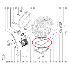 Прокладка піддона CVT Renault Koleos (Рено Колеос) — 2.5i Оригінал 31397-1XF0C Nissan