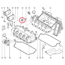 Прокладки свічкових колодязів 4 шт Renault Logan (MCV) / Sandero II (Stepway) 12- 1.2 i (D4F) 7701473164 Оригінал