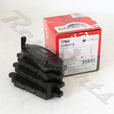 Колодки гальмівні задні Nissan Rogue 2013- QR25DE SL, S, SV GDB3508 TRW Німеччина