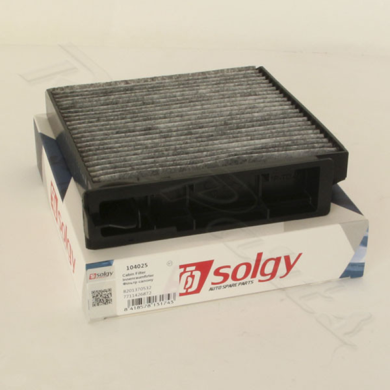 Фільтр салону (вугільний) Renault Duster — SOLGY 104025 Туреччина