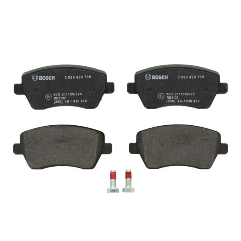 Колодки гальмівні передні Nissan Note E11 (Нісан Ноут) -1.6i, -1.4i 0 986 424 795 Bosch Німеччина
