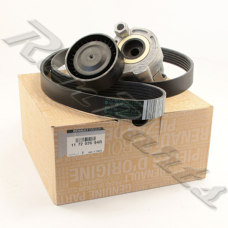 Ремінь + ролик-натяжник генератора (кондиціонера) Renault Scenic II (K4M) + 1.5dci (K9K) 117203694R