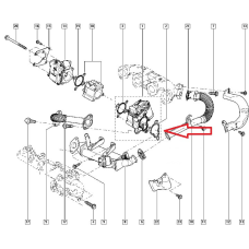 Прокладка клапана ЕГР Renault Trafic II/Opel Vivaro 2006- 2.0 dCi M9R 7701062171 Original Gasket EGR