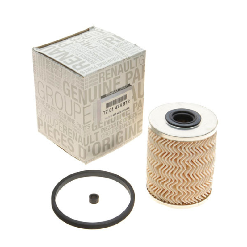 Renault Megane II 2002- 1.9Dci F9Q фільтр палива (вставка 93 мм) Original 7701478972 fuel filter