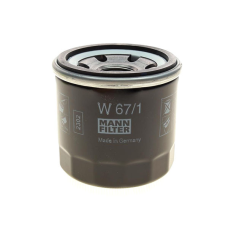 Фильтр масляный Renault Megane IV 2016- 1.6i(H4M) +1.6i(M5M)+1.8i RS(M5P) W 67/1 Mann