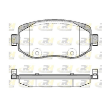 Колодки гальмівні передні Renault Megane IV 2016- 21724.08 Remsa-Roadhouse Іспанія