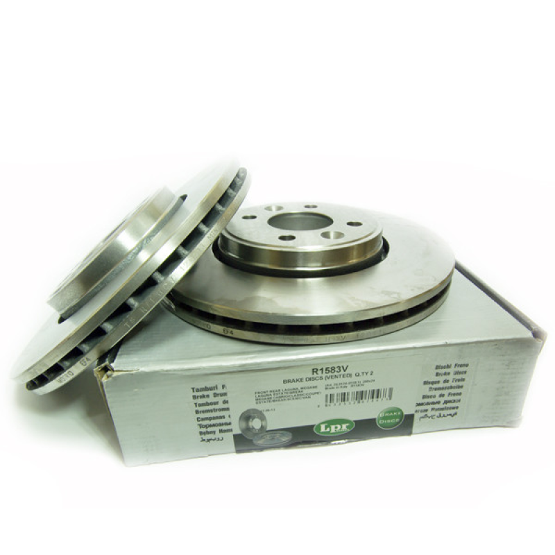 Диск гальмівний (передній) Д=280мм Renault Megane II 2002- 1.5dci, 1.6i, 1.9dci, 2.0i Lpr R1583V Італія