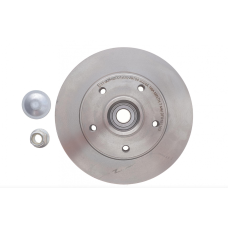 Диск гальмівний (задній) з підшипником маточини Renault Fluence / Megane III - SNR KF155.103U Франція