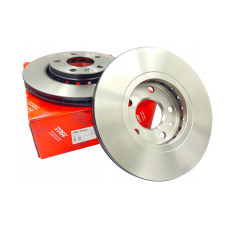 Диск гальмівний (передній) вентильований Renault Laguna III 1.5dci+1.6i (K4M) DF6072 TRW Німеччина