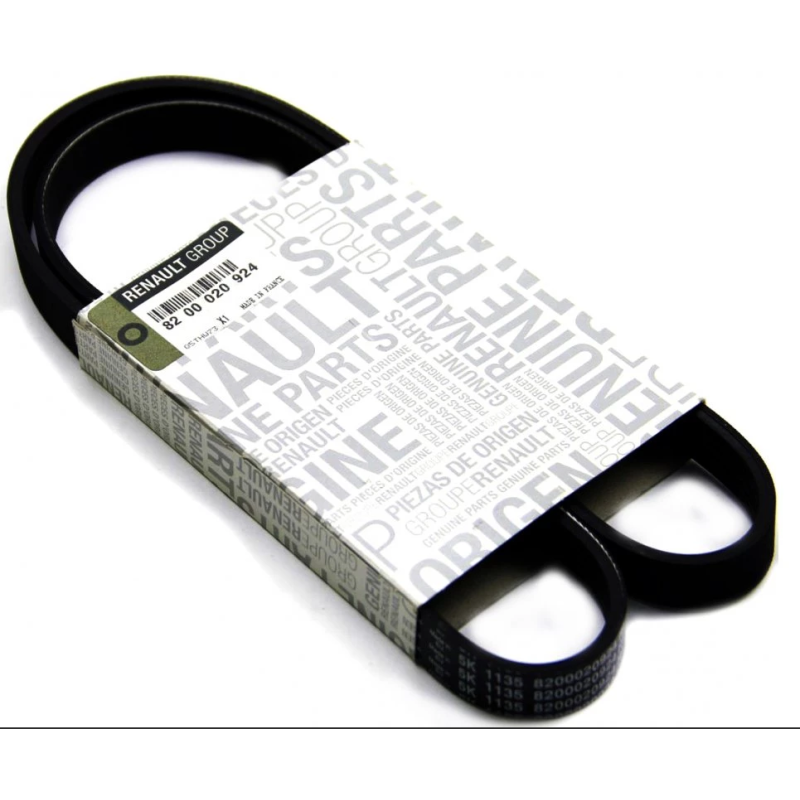 Ремінь навісного обладнання Renault Kangoo I — 1.5 Dci (K9K). Франція Оригінал 8200020924