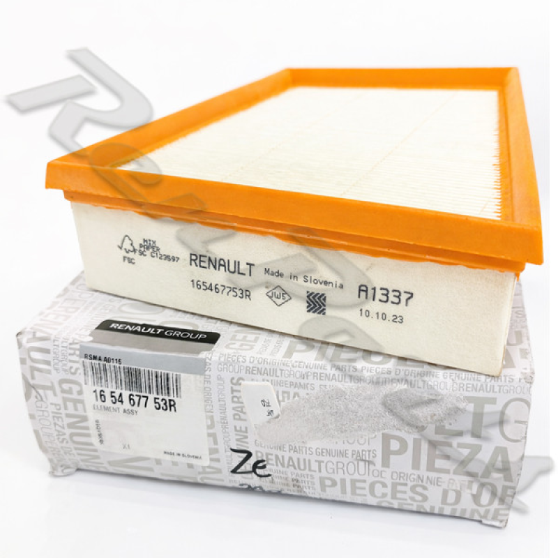 Фільтр повітряний Renault Megane III / Fluence - 2.0i (M4R). 165467753R - Оригінал Renault