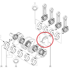 Вкладки розбігу колевала Renault Kangoo I 1.5 Dci (K9K) GLYCO Німеччина — A168/2 STD GL (стандарт)