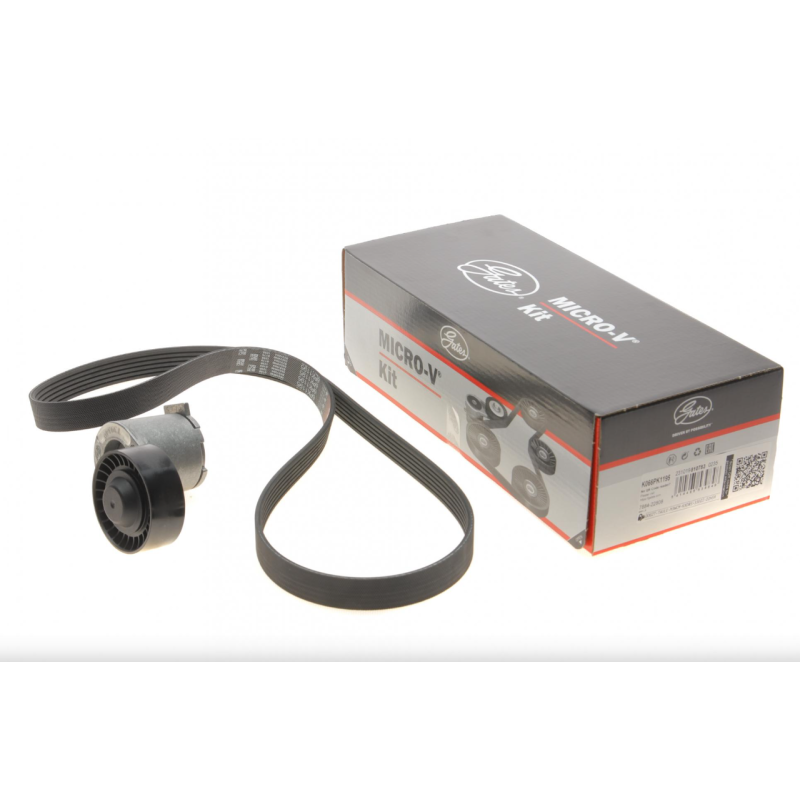 Комплект поліклинового ременя Renault Scenic IV 2016– 1.5 dCi (K9K) K066PK1195 Gates