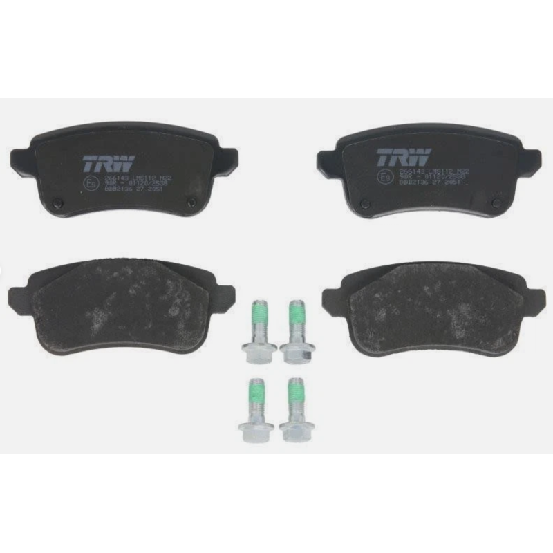Комплект задніх гальмівних колодок Renault Scenic IV TRW GDB2136