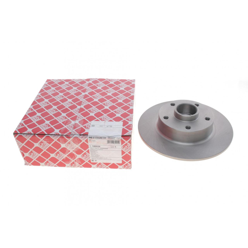 Гальмівний диск задній Renault Megane IV Febi 180024