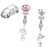 Опорна подушка переднього амортизатора (права) Nissan Note E11 Original 54320-9U00A Strut Mounting