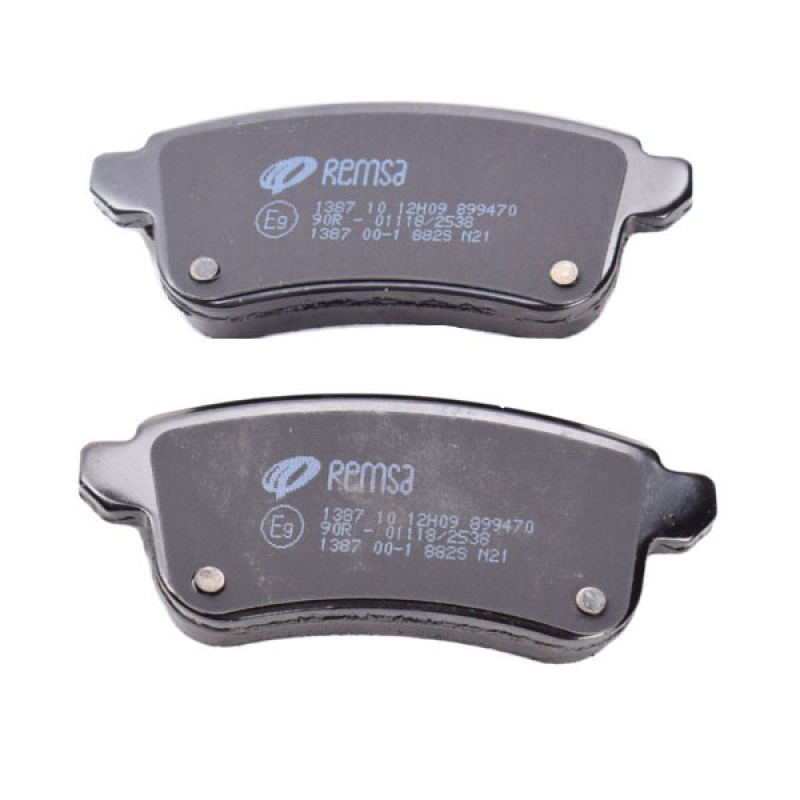 Колодки гальмівні задні (під авторучник) Renault Fluence/Megane III Remsa-Roadhouse Іспанія 21387.10