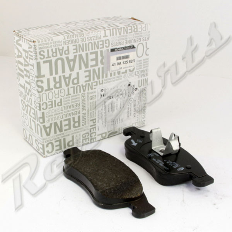 Колодки гальмівні передні Renault Fluence / Megane III (Рено Флюэнс / Меган 3). 410A12582R Оригінал