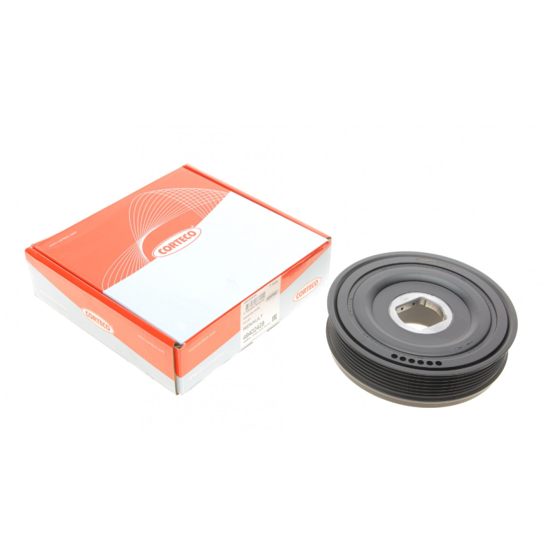 Шків коленвала (7-мі ручейковий) Renault Master III, Nissan NV400, Opel Movano B - Corteсo 49402428 Німеччина