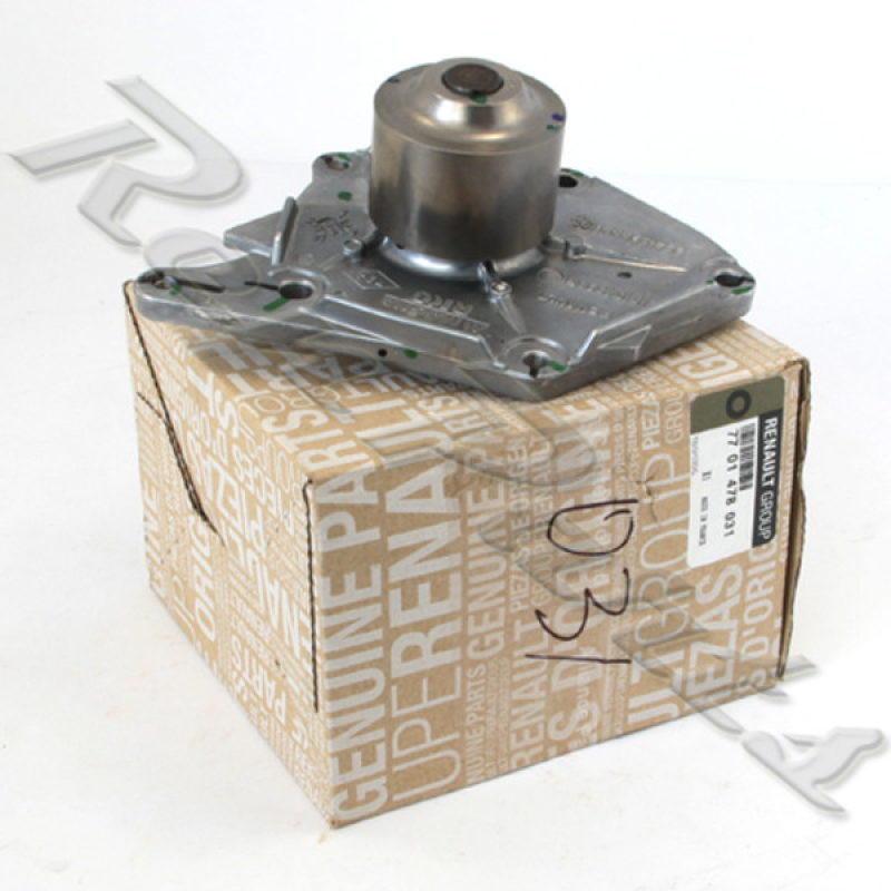 Водяна помпа Renault Kangoo II (Рено Канго 2) з 5ст МКПП — 1.5 Dci Оригінал 7701478031