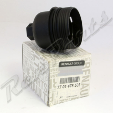 Кришка масляного фільтра Nissan Qashqai J10 (Ніссан Кашкай) 2.0 Dci (M9R) 7701476503 Оригінал