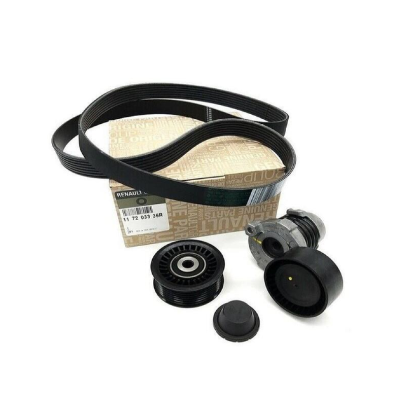 Комплект ременя генератора 117203336R (ремінь + ролики) Renault Megane IV 2016 - 1.2 Tce H5F Оригінал