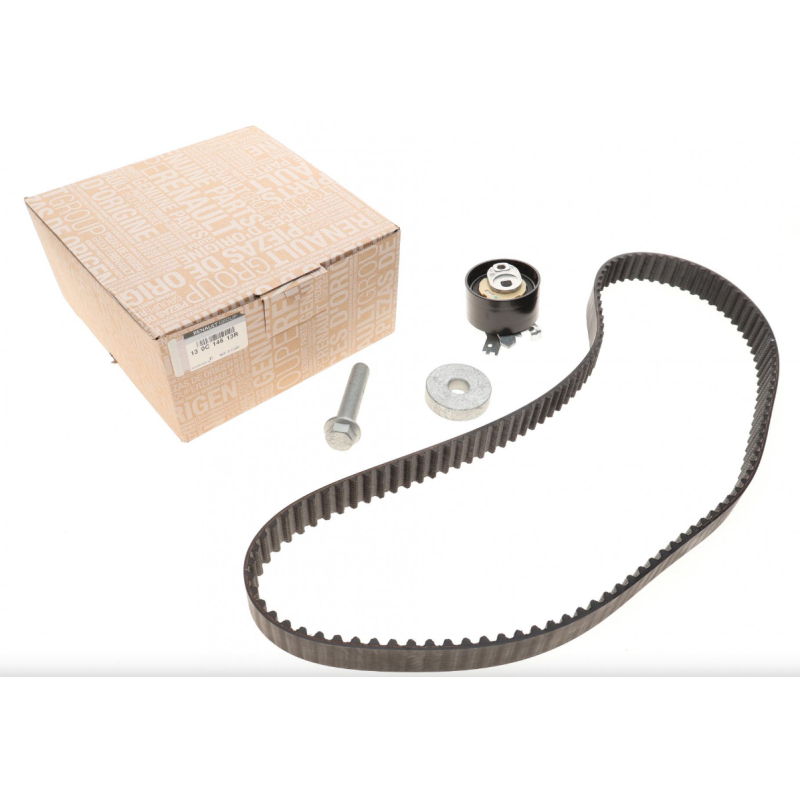 Ремінь грим +ролик (комплект) Renault Kadjar (Рено Каджар) 2015- 1.5Dci (K9K) Оригінал 130C11508R