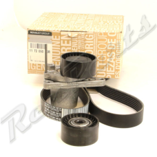 Комплект ременя генератора 117205040R (режим 7PK1685 + ролики) Renault Kadjar 2015- 1.6dci R9M Оригінал