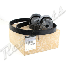 Комплект ременя генератора 117202495R (ременю + ролик) Renault Megane III / Fluence -1.5dci- Оригiгал