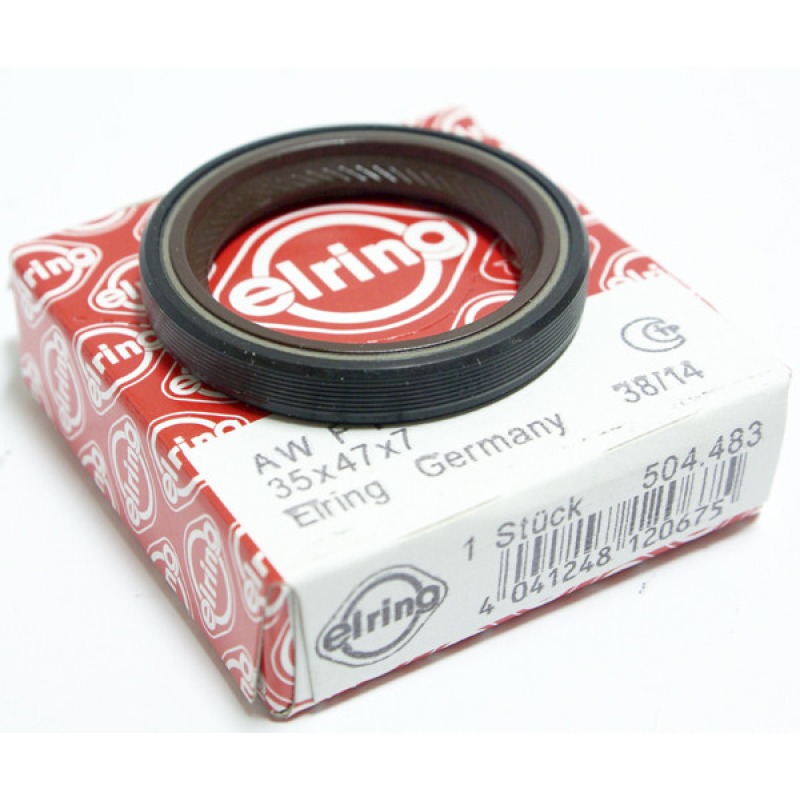 Сальник коленвала передний Renault Duster 2010 - 1.5Dci (K9K)+1.6i (K4M). Elring 504.483 Німеччина