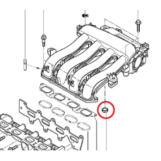 Кільце ущільнювальне гумове під сапун Renault Megane II 1.6i 16V K4M. Оригінал 8200236726